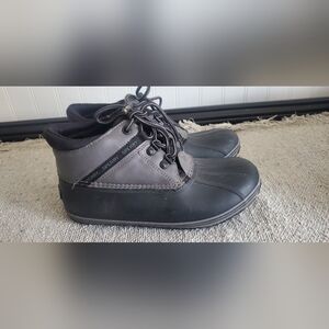 Sperry Kids Boys Bowline Black/Gray Storm Boots Size 5